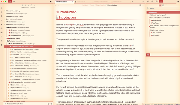 Obsidian as static site generator for my roleplaying game